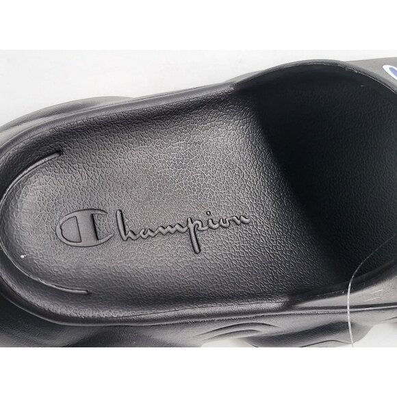 Champion Boys Meloso Squish SL Slipon Sandal Slides CP101875Y Black Youth Size 5 - Picture 9 of 10